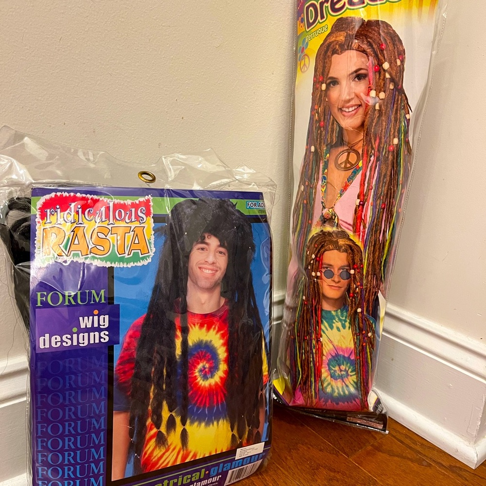 Costume Hippie wigs for Haloween